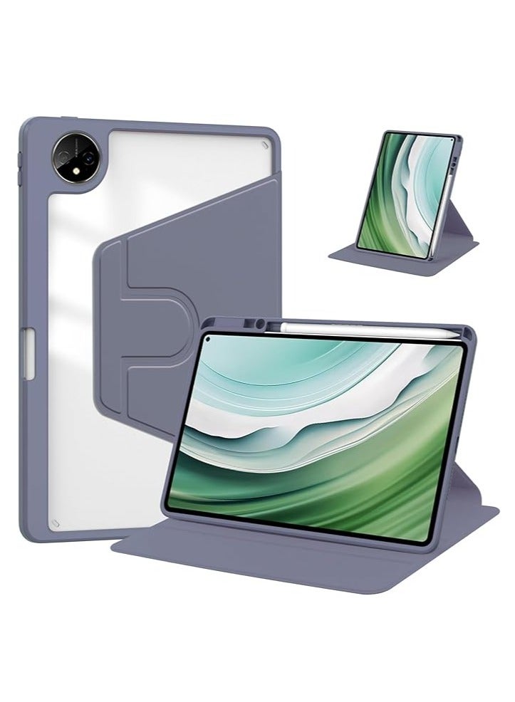 general Tablet Cover Clear Back Case Compatible with Huawei MatePad Pro 11 (2024) with Pen Holder, 360 Degree Swivel Stand Folio Flip Smart Tablet Cover Auto Sleep/Wake Tablet Case - Image 1