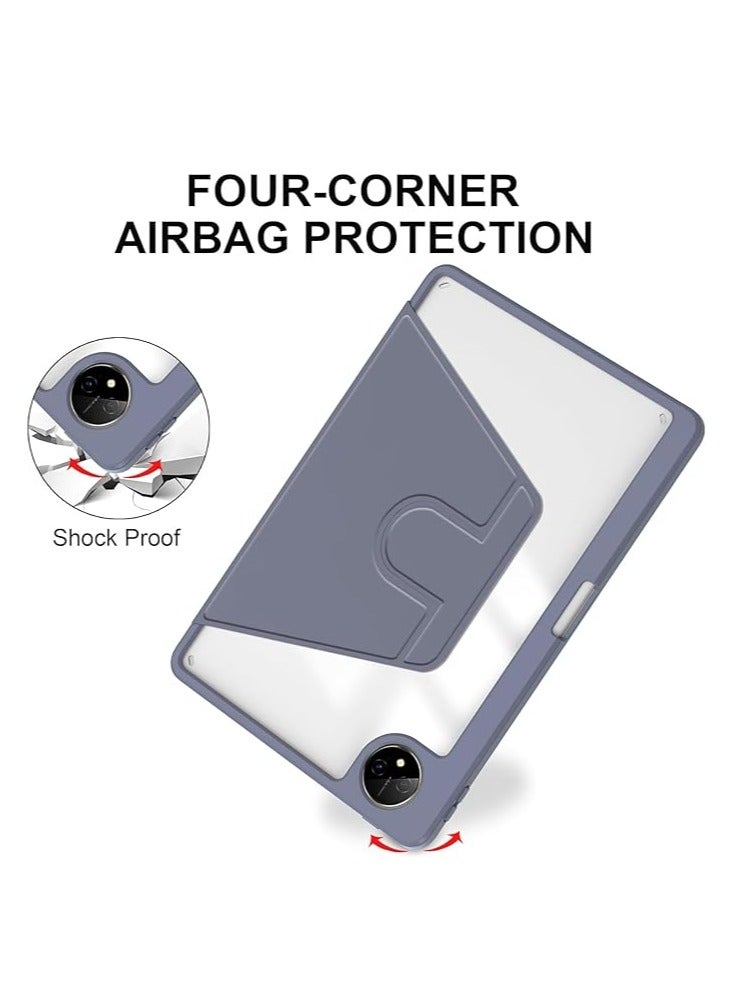 general Tablet Cover Clear Back Case Compatible with Huawei MatePad Pro 11 (2024) with Pen Holder, 360 Degree Swivel Stand Folio Flip Smart Tablet Cover Auto Sleep/Wake Tablet Case - Image 5
