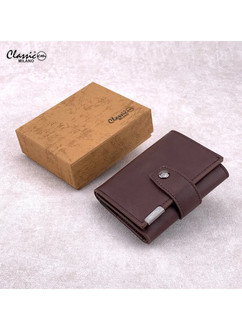 Classic Milano Classic Milano RFID Blocking Faux Leather Wallet for Men and Women | Card Holder Wallet Pop-up, Credit Card Holder for Men | Wallet for Men & Women’s Card Wallet