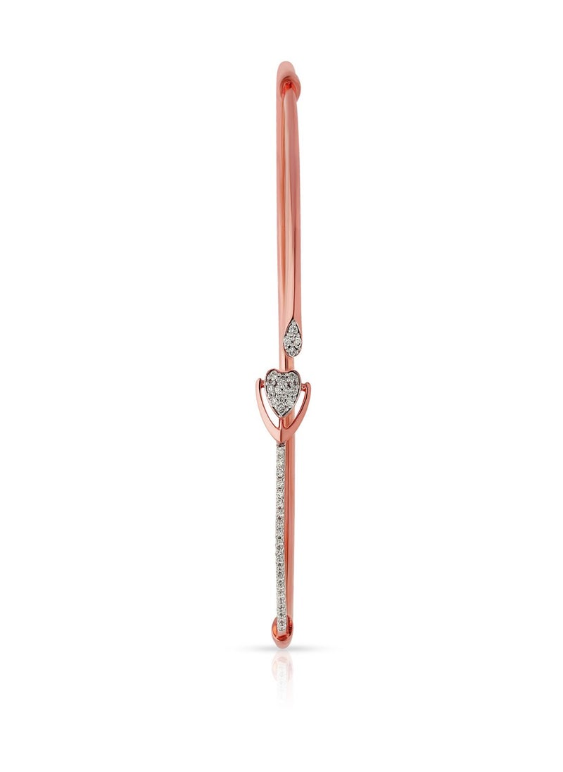 Malabar Gold and Diamonds - 18 Carat 750 Purity Mine Diamond Bangle MRGHTH038OB1 - Image 1