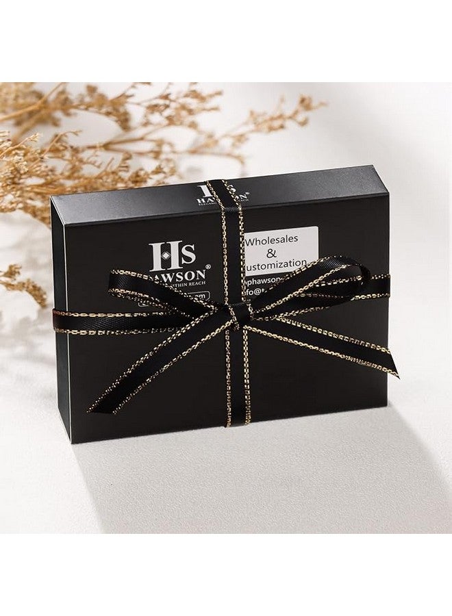 HAWSON A-Z Cufflink For Men, Personalized Initial 26 Letter Cuff Links In Gold Color For Wedding Business Party - S - Image 4