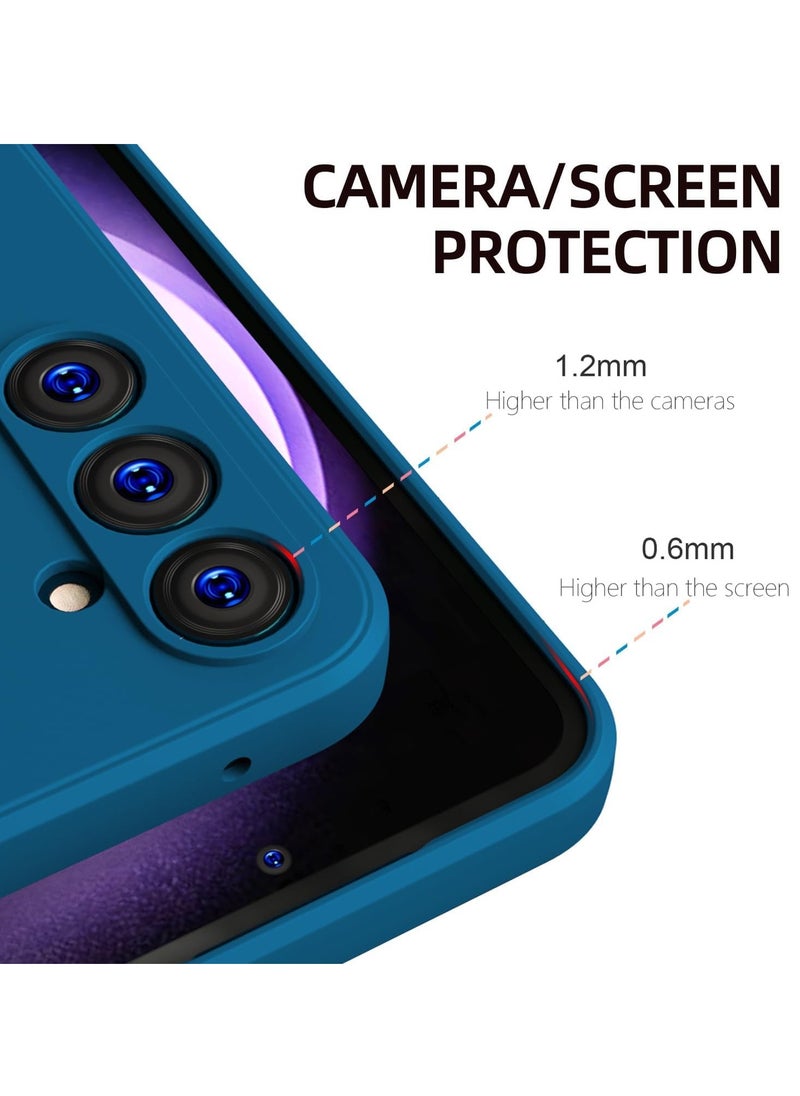 MIGOFAST - Samsung Galaxy A16 2024 Soft Tpu Flexible Silicone Jelly Slim Back Cover Shockproof Protective Case designed for Samsung Galaxy A16 Blue - Image 1