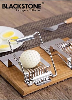 BLACKSTONE Stainless Steel Egg Slicer Rust proof Egg Cutter/Slicer -JS109  - Image 4
