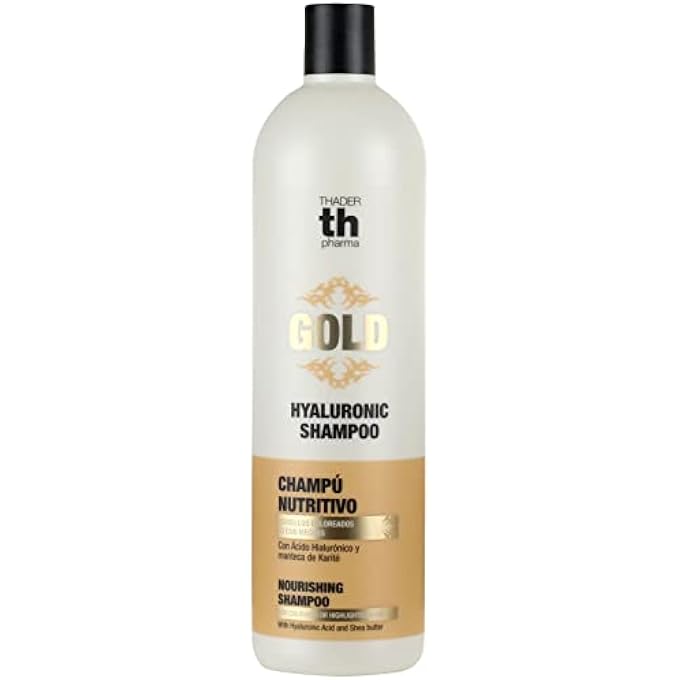 HYALURONIC GOLD NOURISHING SHAMPOO FOR COLOURED OR HIGHLIGHTED HAIR, 1000 ML - Image 1