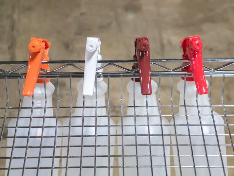 Mop Mob Chemical Resistant Spray Head 4 Pack. Industrial Sprayer Perfect for Auto/Car Detailing Supply & Janitorial Cleaners. Heavy Duty Low-Fatigue Trigger & Nozzle Replacement Fits 32oz Bottle - Image 3