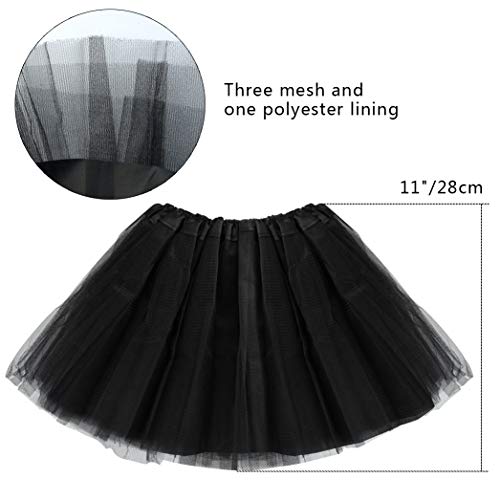 Miayon Kids 6 in 1 Costume Accessories 1970s 1980s Fancy Outfits and Dress for Cosplay Party Theme Party for Girl - Image 2