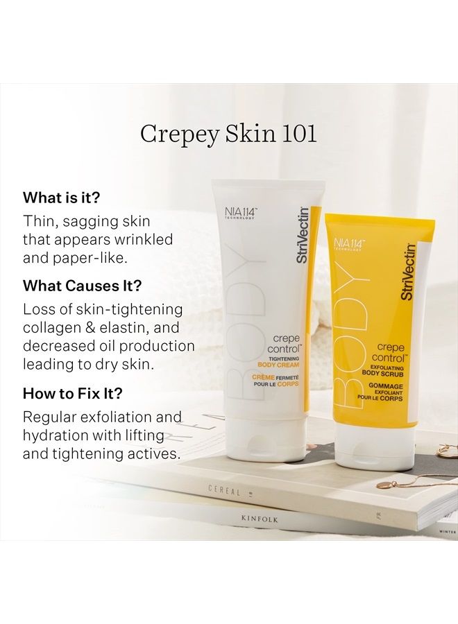 Strivectin Tighten & Lift Crepe Control Tightening Body Cream for Firmer, Brighter Arms & Legs, 6.7 Fl Oz  - Image 2