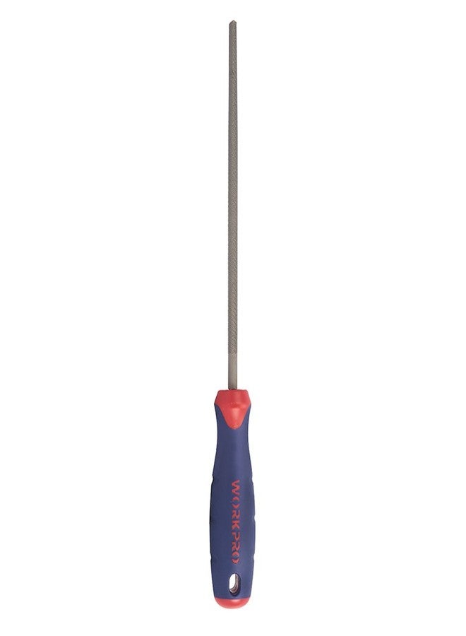 ووركبرو ملف دائري WORKPRO W051005، مقاس 8 بوصات، مصنوع من الفولاذ عالي الكربون المقوى بمقبض مطاطي، يُستخدم لتشكيل وتشكيل الثقوب والمنحنيات (عبوة واحدة) - Image 1