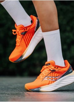 saucony Triumph 22 Running Shoes For Men/Women/Students-Orange Long-Distance Training & Jogging  - Image 2
