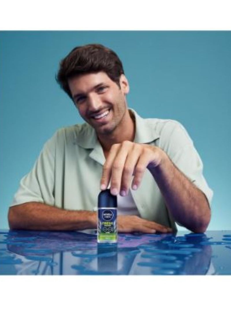 نيفيا مزيل عرق رول للرجال فريش باور 50 مل (2 قطعة) - Image 2