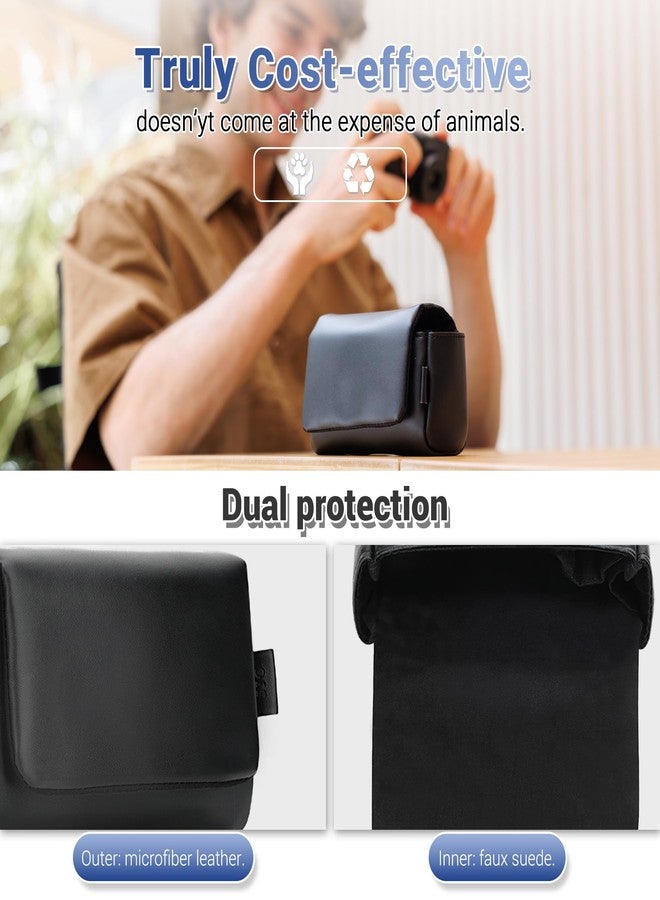 JJC Compact Digital Camera Case Pouch for Ricoh GR4 GRIV GRIII GR3, Black, EVA - Image 5