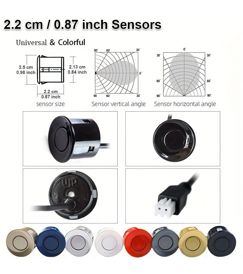 6Pcs Car Reversing Parking Assistance System With Sound Alarm Q8 - Image 2