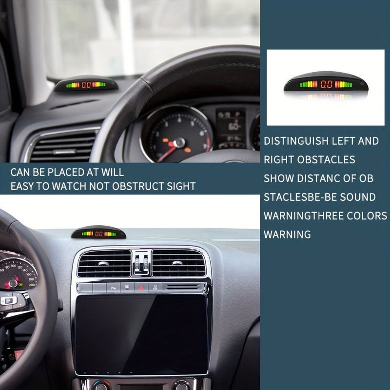 6Pcs Car Reversing Parking Assistance System With Sound Alarm Q8 - Image 1