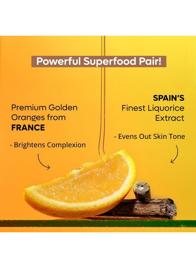 طبيعي غسول يومي لتفتيح البشرة بخلاصة البرتقال الذهبي وعرق السوس | يحسن إشراق البشرة | ترطيب عميق | لطيف وخفيف | ملمس لامع غني بالبرتقال الذهبي (100 مل) - Image 3