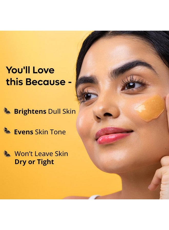 طبيعي غسول يومي لتفتيح البشرة بخلاصة البرتقال الذهبي وعرق السوس | يحسن إشراق البشرة | ترطيب عميق | لطيف وخفيف | ملمس لامع غني بالبرتقال الذهبي (100 مل) - Image 2