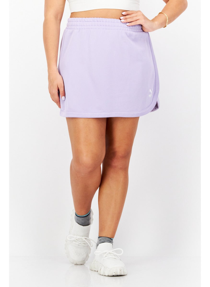 PUMA Women Sportswear Fit Brand Logo Training Skirt, Purple  - Image 1