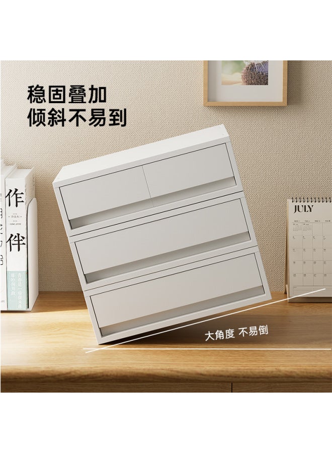 Quner Style Clothes Storage Box Hallway Key Mask Double Grid Classification Storage Box Wardrobe Underwear Clothing Storage Box - Image 3