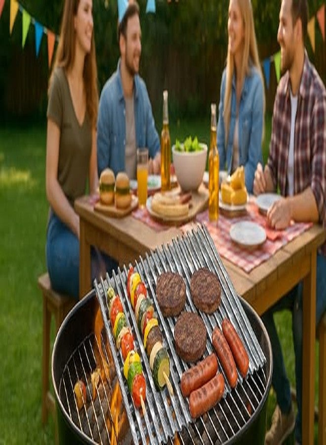 Foilman Clean Grill BBQ Disposable Aluminum Liners | 12 x 20 inch/Disposable Grill Grates - 8-Pack & 12-Pack (8) - Image 4