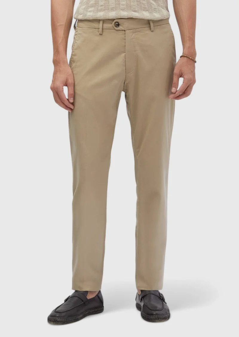 RAMSEY Mink Weaving Regular Fit Casual Trousers