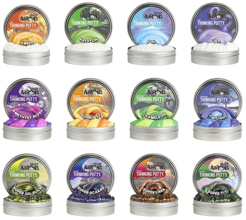 Crazy Aaron's Crazy Aarons Putty 47 oz Mini Tin Assortment 12 Pack - Image 3