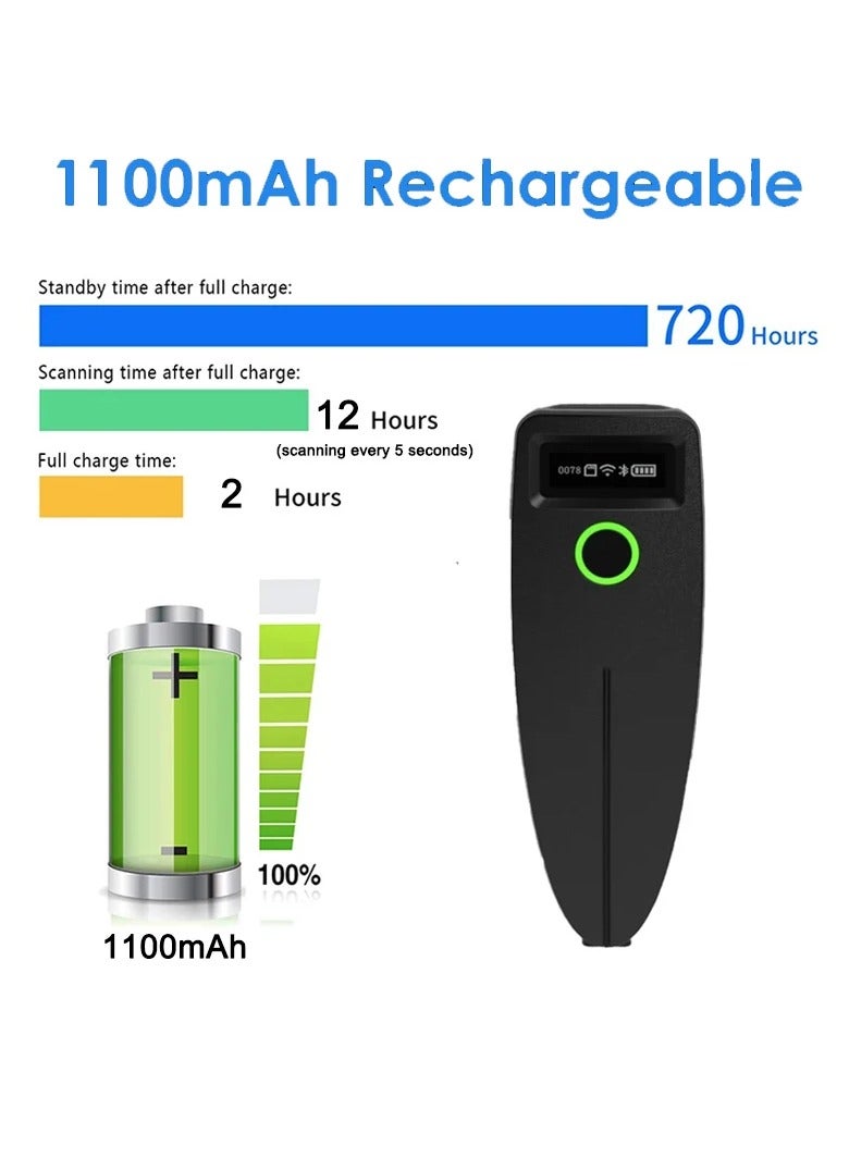 Mini Barcode Scanner USB Wired/Bluetooth/ 2.4G Wireless 1D 2D Scanner QR PDF417 EAN13 Data Matrix Bar code Reader - Image 5