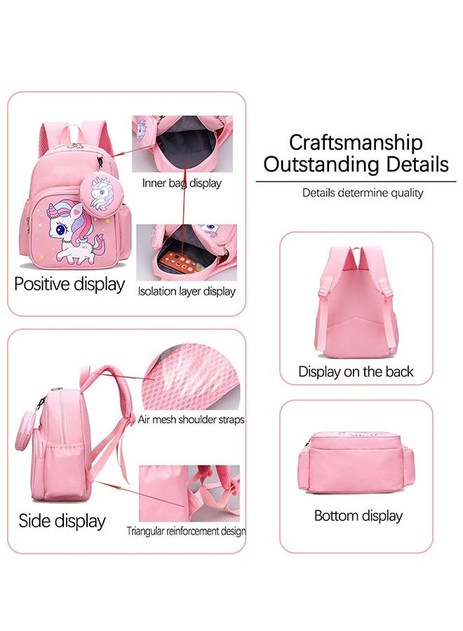 Toddler backpack cartoon book bag,a lightweight book bag with adjustable straps,a small kindergarten bag with a coin pocket - Image 3
