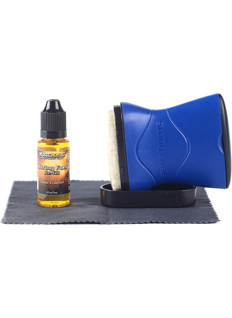 MusicNomad MusicNomad String Fuel Guitar String CleanerLubricant Care Kit3 Piece MN145  - Image 3