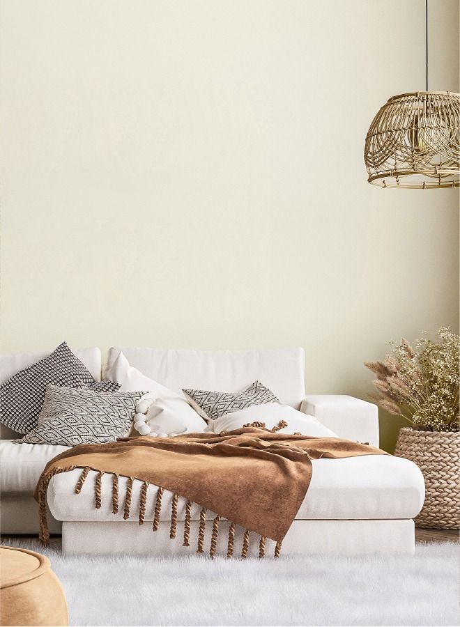 دهانات الجزيرة طلاء جدران داخلية مطفي ( اللون: ماشروم ) 3 لتر - Image 1