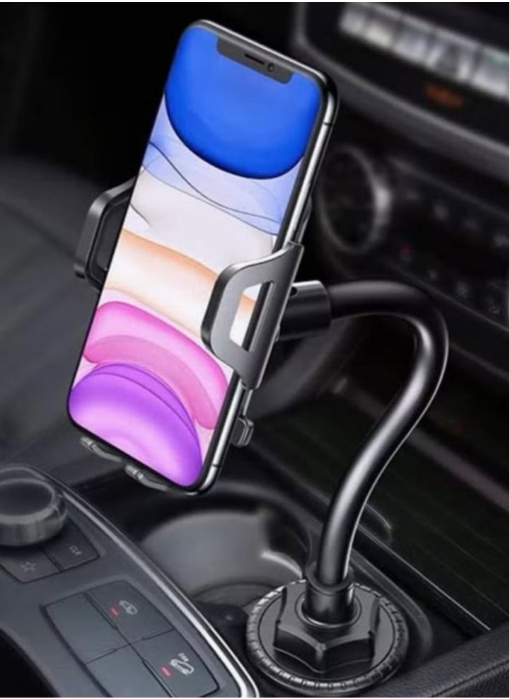 Generic NEW Car Cup Holder Phone Bracket – Adjustable Universal Phone Mount for Cars, Secure  Convenient Hands-Free Driving  - Image 3