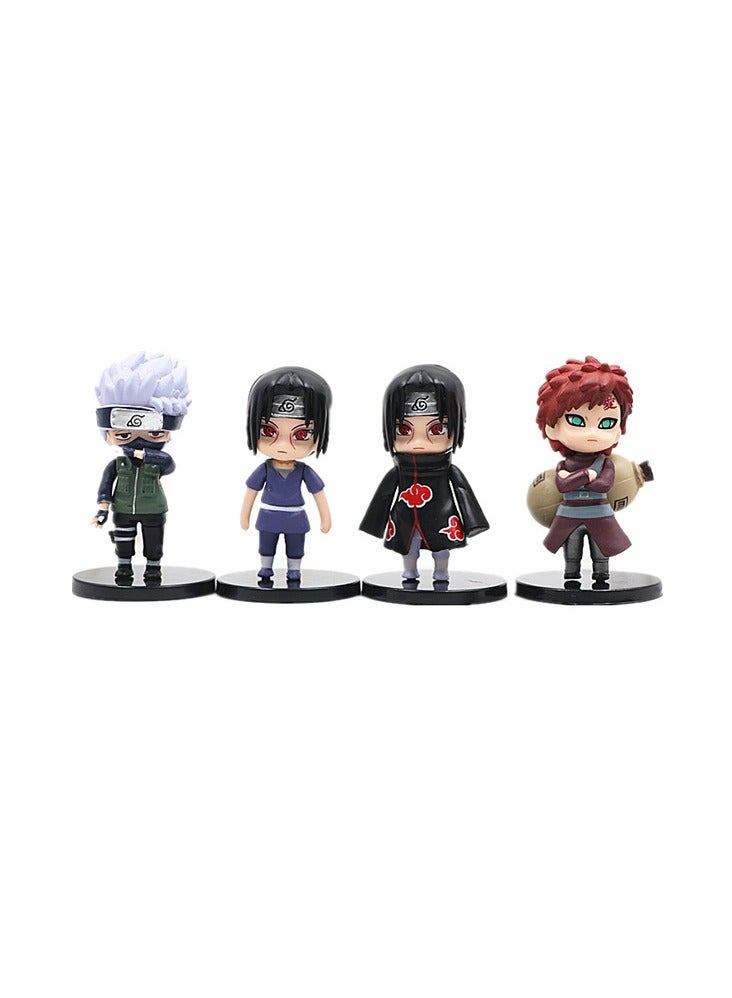 general 12 Naruto Kakashi Sasuke Haruno Sakura Hinata figure toy egg-twisting doll model ornament for fans and friends (6-7 cm) - Image 2