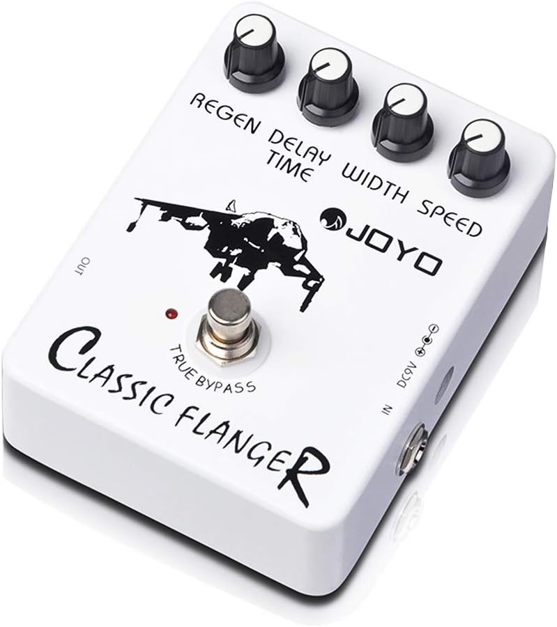 JOYO Classic Flanger Guitar Pedal, BBD Circuit with Metallic Flange & Chorus-Vibrato Tones for Electric Guitar, True Bypass (JF-07) - Image 1