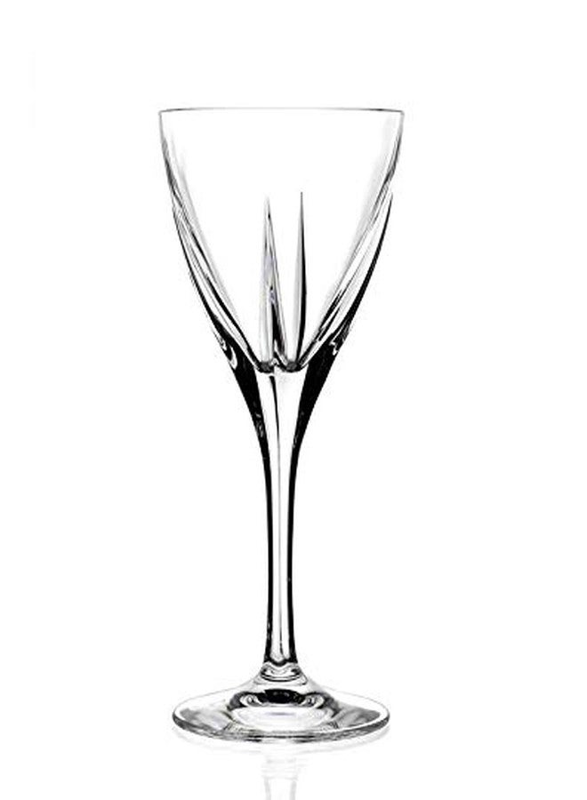 RCR Cristalleria Italiana Fusion Goblet Crystal Red Wine Glass - Set of 6 (220 ml) - Image 1