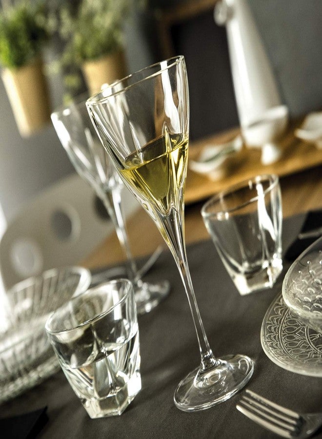 RCR Cristalleria Italiana Fusion Goblet Crystal Red Wine Glass - Set of 6 (220 ml) - Image 2