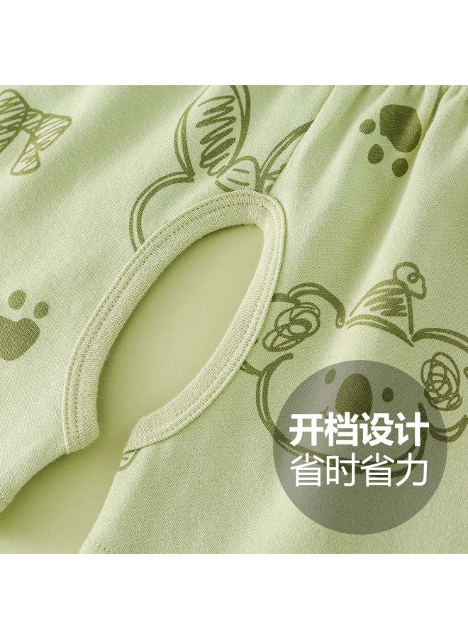 Doxiluka newborn Open-crotch Cotton Shorts - Baby Sleep Pants For Boys & Girls, Summer Pp Pants Trendy - Image 5