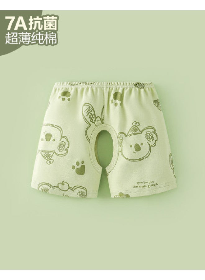 Doxiluka newborn Open-crotch Cotton Shorts - Baby Sleep Pants For Boys & Girls, Summer Pp Pants Trendy - Image 1