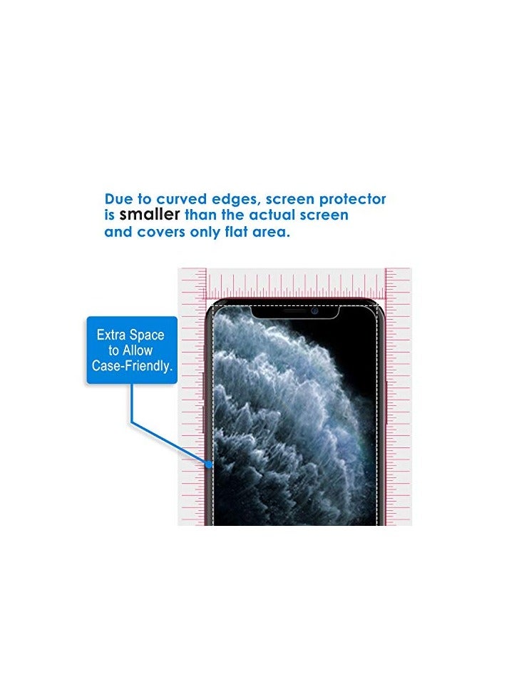 جي تيك واقي شاشة JETech لهاتف iPhone 11 Pro وiPhone Xs وiPhone X مقاس 5.8 بوصة، طبقة من الزجاج المقوى، 3 عبوات - Image 2