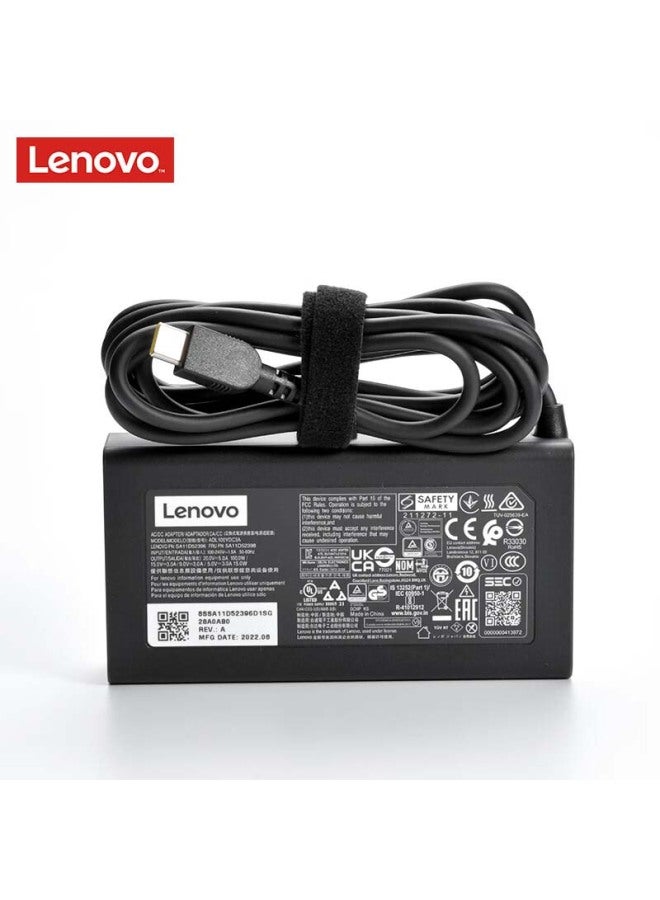 Thinkpad Lenovo Original 100w Laptop Charger, Thinkpad Power Adapter For Rescuer R7000 Y9000 X1 Xiaoxin Pro14/16 Charging Cable, Type-c - Image 2