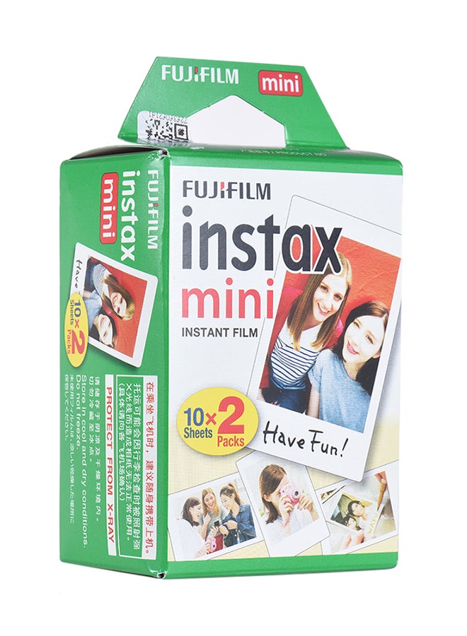 FUJIFILM Instax Mini 20 Sheets White Film Photo Paper Multicolour - Image 3