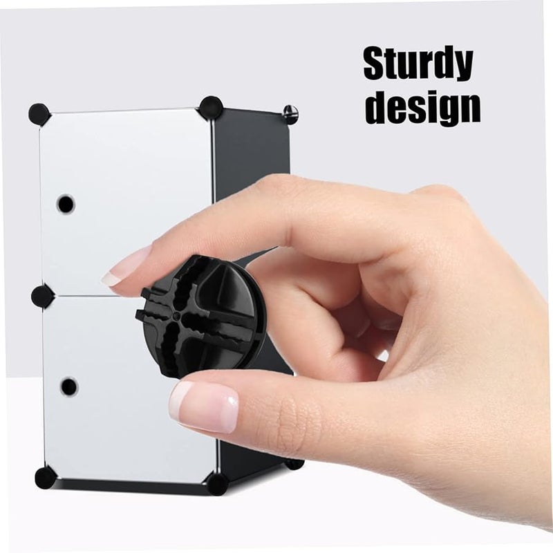 30 Pcs White Wire Grid Cube Connectors for DIY Storage Shelving and Closet Organizer - Image 3