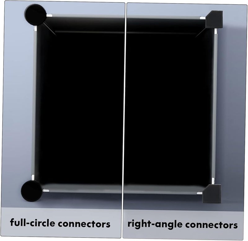 30 Pcs White Wire Grid Cube Connectors for DIY Storage Shelving and Closet Organizer - Image 5