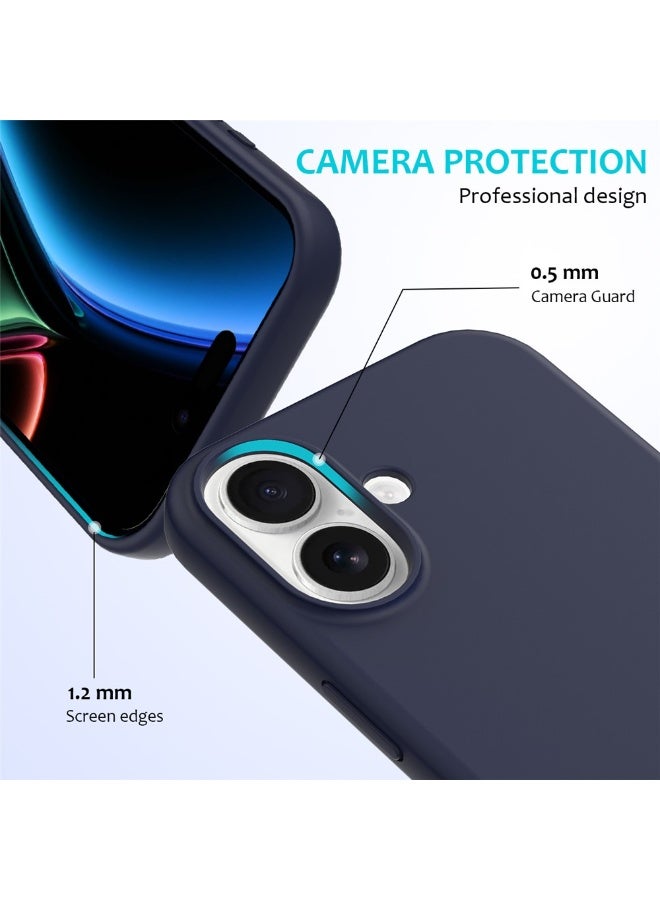 BORTONY iPhone 17 Case Soft Jelly Silicone Cover for iPhone 17 with Inside Microfiber Lining Shockproof Protective Phone Case for iPhone 17 6.3 inch - Image 3