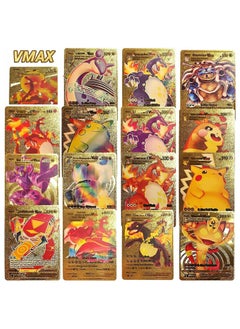 NNEWVANTE 55 PCS Gold Cards Vmax EX GX Golden Cards Gold Foil Card for Kids Birthday Party Favors Gifts  - Image 4
