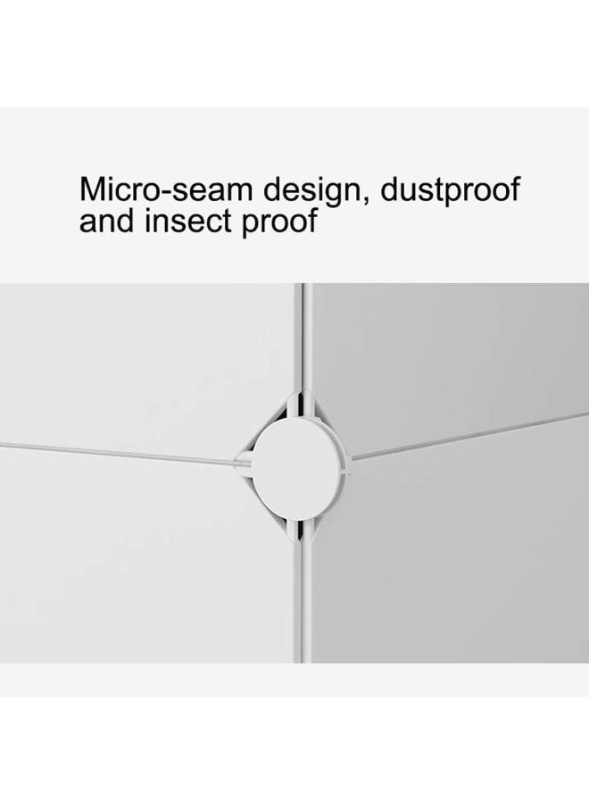 SUPAAR 8 cubes Portable Clothes Closet Portable Wardrobe for Kids Combination Armoire Modular Cabinet for Space Saving Ideal Storage Organizer Cube for Toys, Towels, Books - Image 3