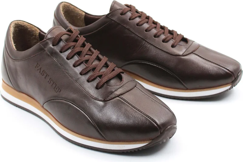 فاست ستيب Genuine Leather Men's Sneakers 154MABNT