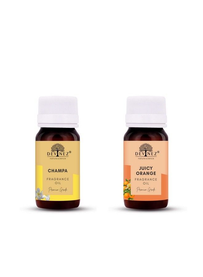 Devinez Champa Orange Aroma Oil For Diffuser/Ultrasonic Aroma Diffuser/Tealight Diffuser/Reed Diffuser 30Ml Each - Image 1