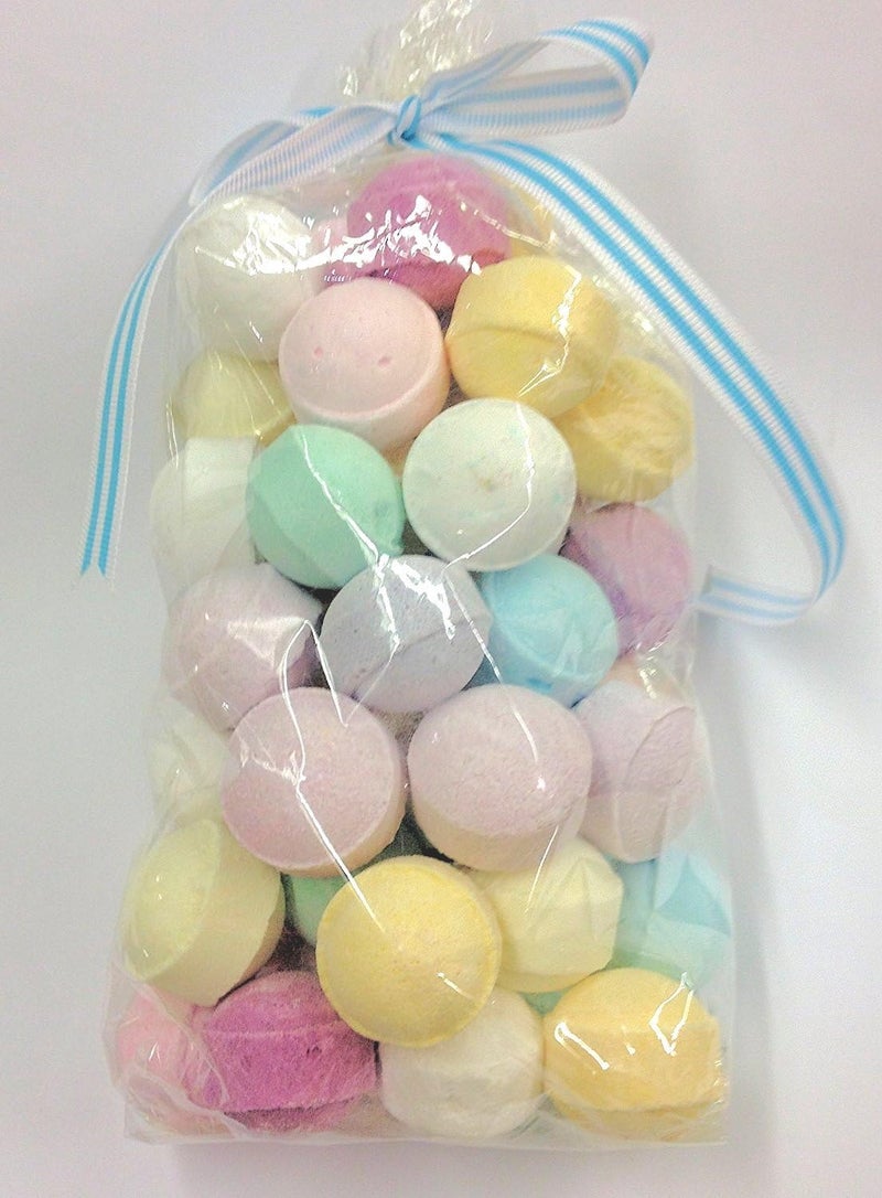 60 x mini bath bomb marbles assorted fragrances