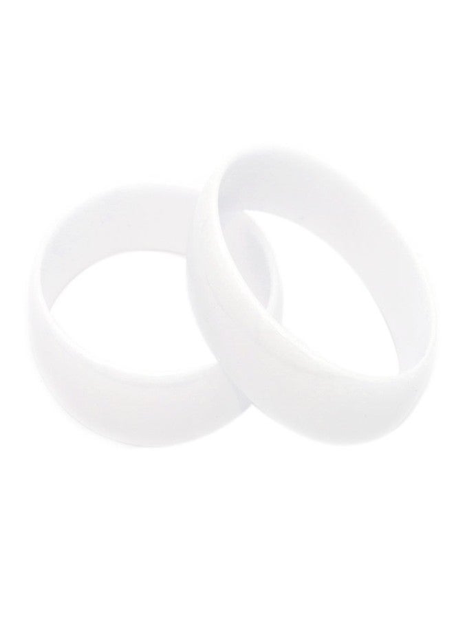 JSEA 2pcs Acrylic Candy Color Bracelets Set Small Wrist Womens Wide Bracelet Bangles - Image 1