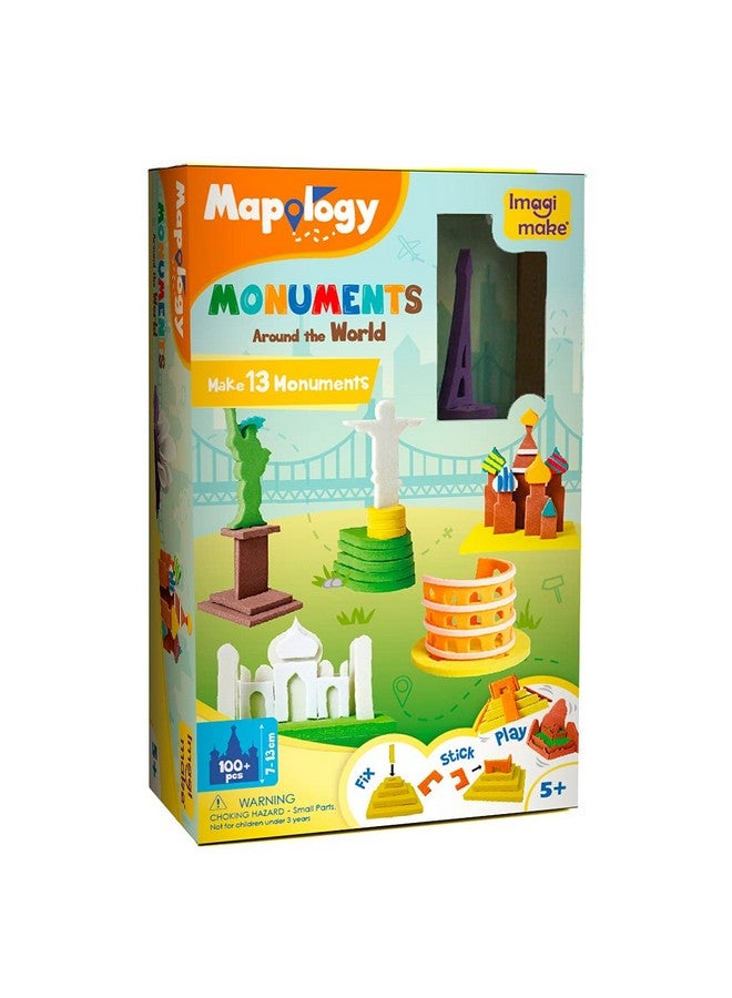 إيماجيميك تماثيل مابولوجيا من إيماجيميك حول العالم | اصنع 13 نموذجًا مصغرًا | أحجية ثلاثية الأبعاد للأطفال | هدية عيد ميلاد للبنات والأولاد | ألعاب تعليمية للأعمار من 5، 6، 7، 8، 9 سنوات - Image 1