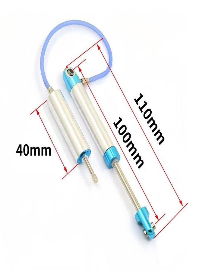 YSKMLOLP RC Car Shocks,2Pcs Negative Pressure Piggyback Shock Absorber For 1/10 RC Crawler Car Axial SCX10 RR10 Wraith CAPRA Traxxas TRX4 (100mm) - Image 2