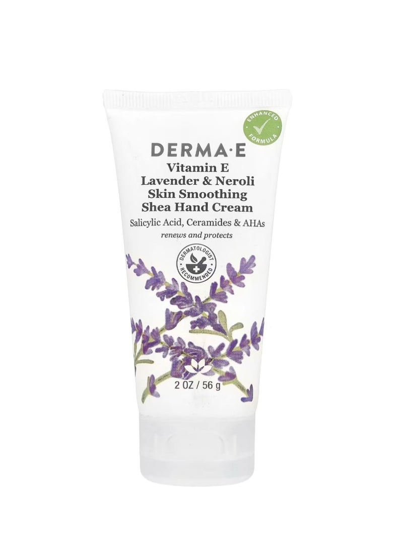 derma-e Skin Smoothing Shea Hand Cream Vitamin E Lavender & Neroli 2 oz (56 g) - Image 1
